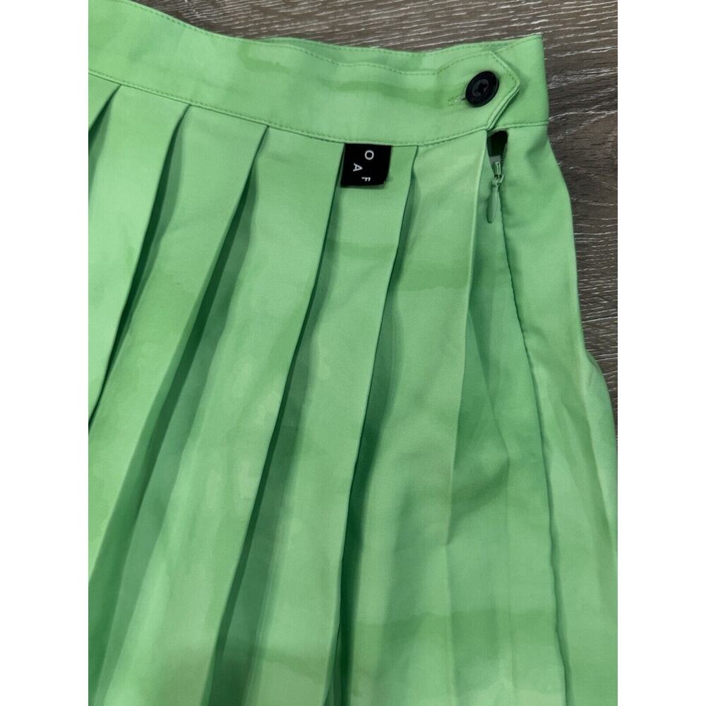 Lazy OAF Green Slime Pleated Skirt US 12 UK 16 EUC - Picture 3 of 7